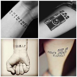 Tatuagens para quem ama fotografia